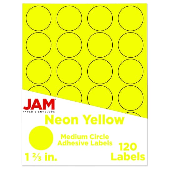 JAM Paper Circle Label Stickers